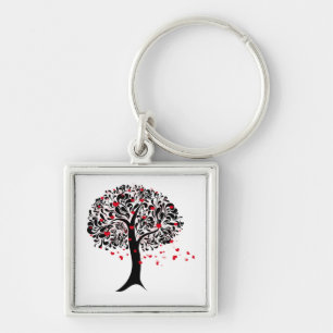 Tree of Hearts Key Ring