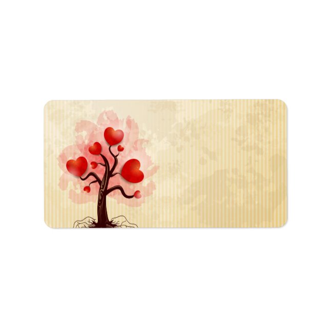 Tree of Hearts Label (Front)