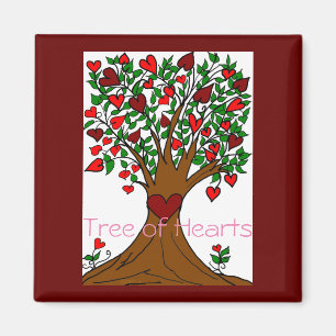 Tree of Hearts Magnet