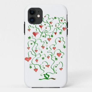 Tree of Hearts with Leaves Case-Mate iPhone Case
