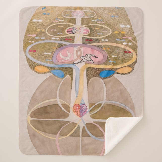 Tree of Knowledge No. 1 | Hilma af Klint | Sherpa Blanket (Front)
