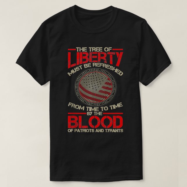 Tree of Liberty Blood of Tyrants Tank Top (Design Front)