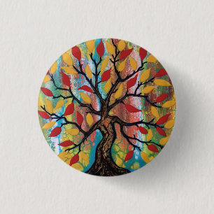 Tree of Life 3 Cm Round Badge