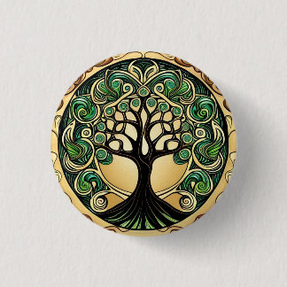 Tree of Life  3 Cm Round Badge