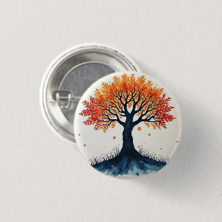 TREE OF LIFE  3 CM ROUND BADGE