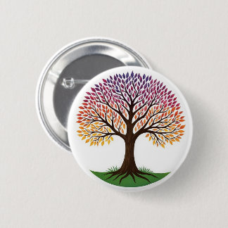 Tree of Life 6 Cm Round Badge