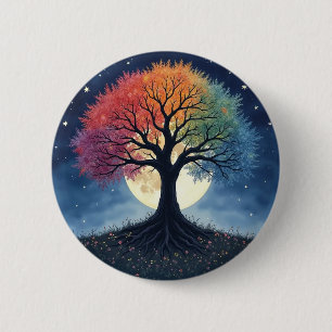 Tree of Life 6 Cm Round Badge