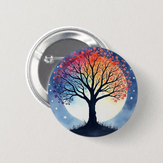 Tree of Life 6 Cm Round Badge
