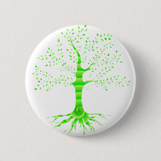 tree of life 6 cm round badge