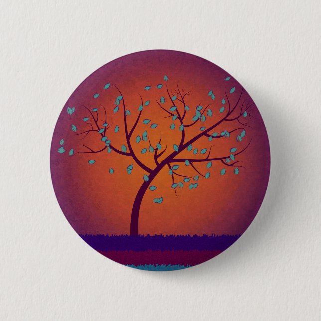 Tree of Life 6 Cm Round Badge (Front)