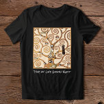 Tree of Life Abstract Gustav Klimt T-Shirt<br><div class="desc">A black tee shirt with the Symbolic painting by the Austrian artist Gustav Klimt (1862-1918),  The Tree of Life (C. 1909). An abstract of a tree with swirled branches. One of three pieces he did for a mural.</div>