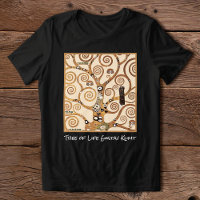 Tree of Life Abstract Gustav Klimt T-Shirt