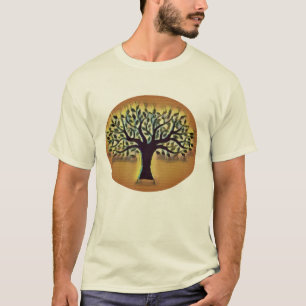 Tree of Life Abstract Nature Art  T-Shirt