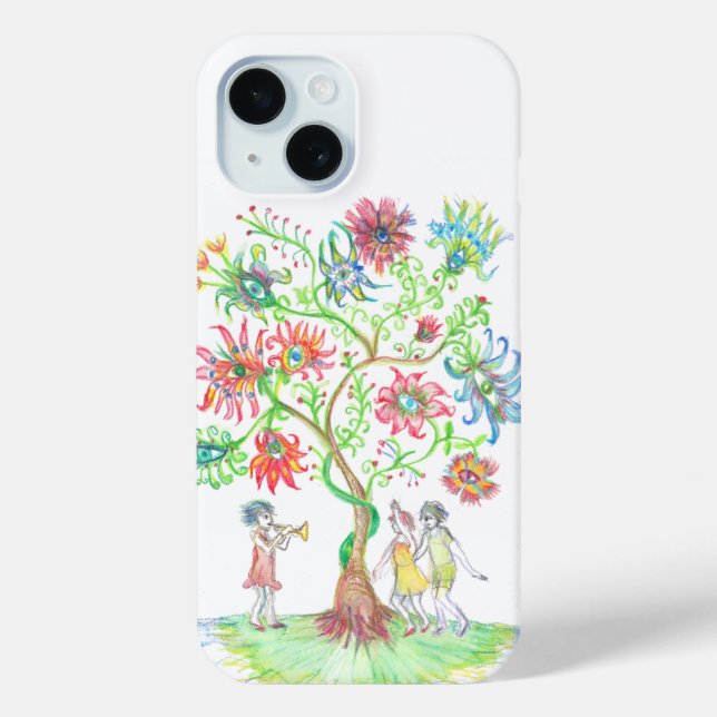 Tree of life and dancers Case-Mate iPhone case (Back)