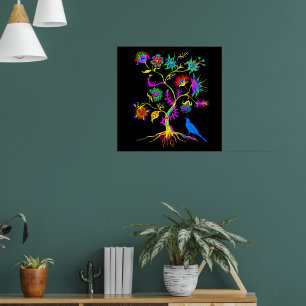 Tree of life art poster