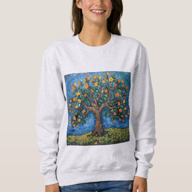 Tree of life artwork,Celtic Sweatshirt (Front)