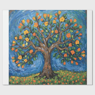 Tree of life artwork,Celtic Wrapping Paper