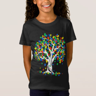 Tree Of Life Autism Awareness Month Tee Funny ASD 