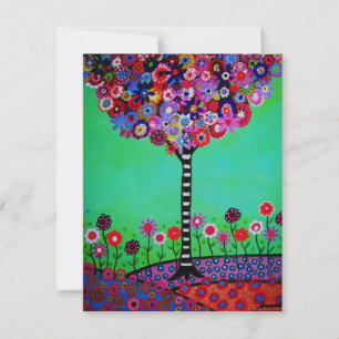 TREE OF LIFE bat mitzvah Invitations