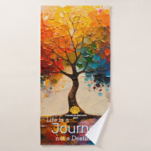 Tree of Life Bath Towel