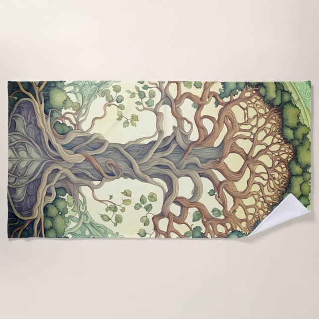 Tree of Life Beach Towel (Front)