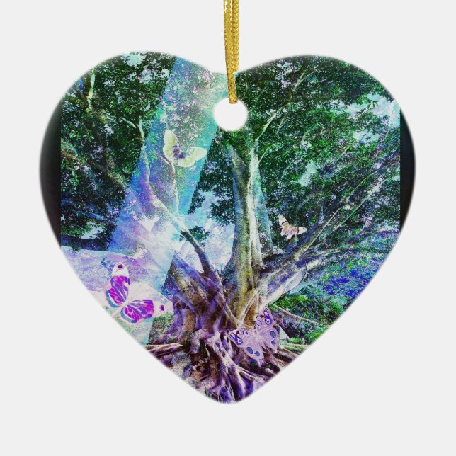Tree of Life Beauty Ceramic Tree Decoration (Front)
