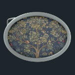 Tree of Life Belt Buckle<br><div class="desc">Tree of Life by William Morris. The "Tree of Life" is one of William Morris' most well known works. You can readily see his attention to detail in this wonderful tapestry, whose symbolic meaning, according to the Biblical story of Adam and Eve, is everlasting life or immortality. William Morris (24...</div>