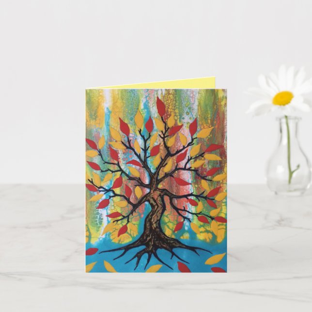 Tree of Life Birthday Card (Small Plant)