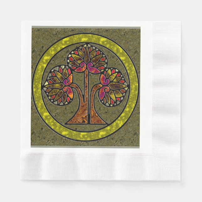 Tree Of Life Blessing  Napkin (Front)