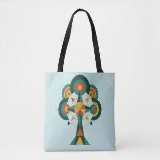 Tree of Life Boho Mandala Art Tote Bag