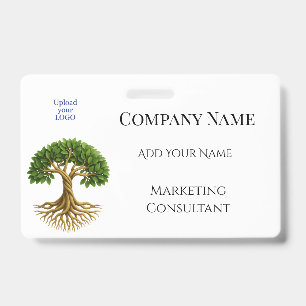 Tree of Life Business Promotional Material ID Badge