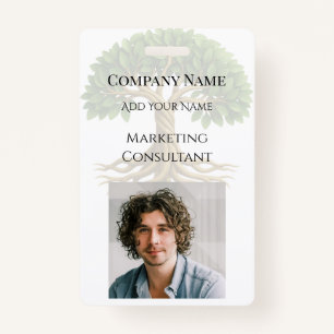 Tree of Life Business Promotional Material Photo ID Badge
