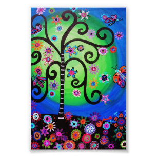 tree of life butterfly photo print