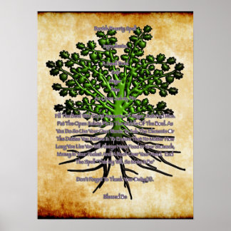 Tree of Life  by Carolyn @thewitchescorner  Poster