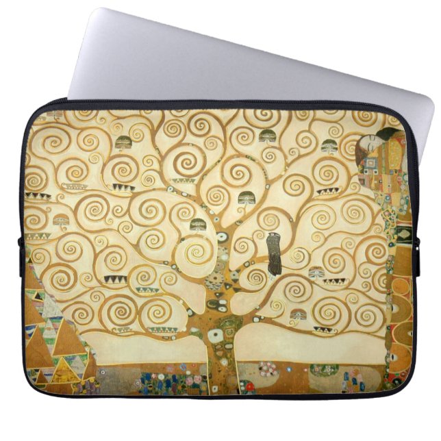 Tree of Life by Gustav Klimt Laptop Sleeve (Front)