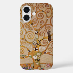 Tree of Life by Gustav Klimt, Stylised Art Nouveau iPhone 16 Case