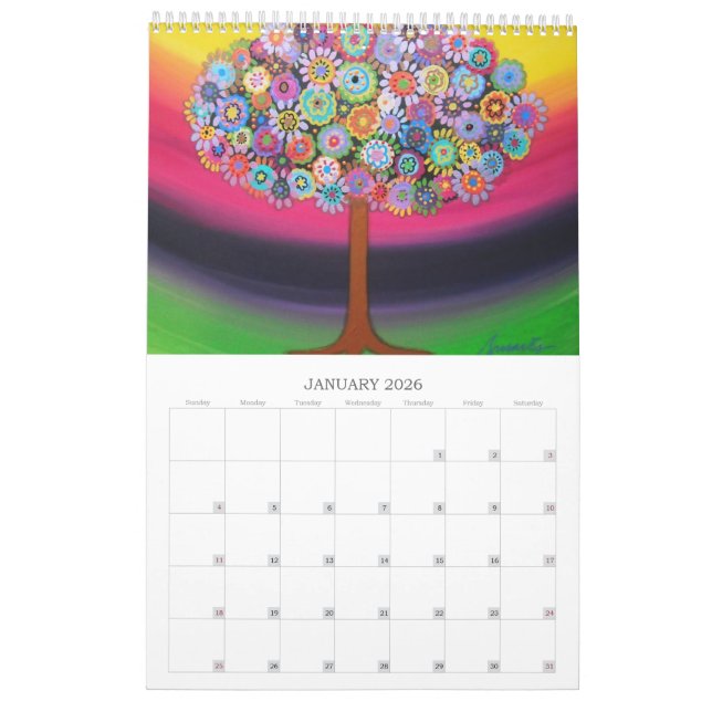 Tree of Life Calendar (Jan 2026)