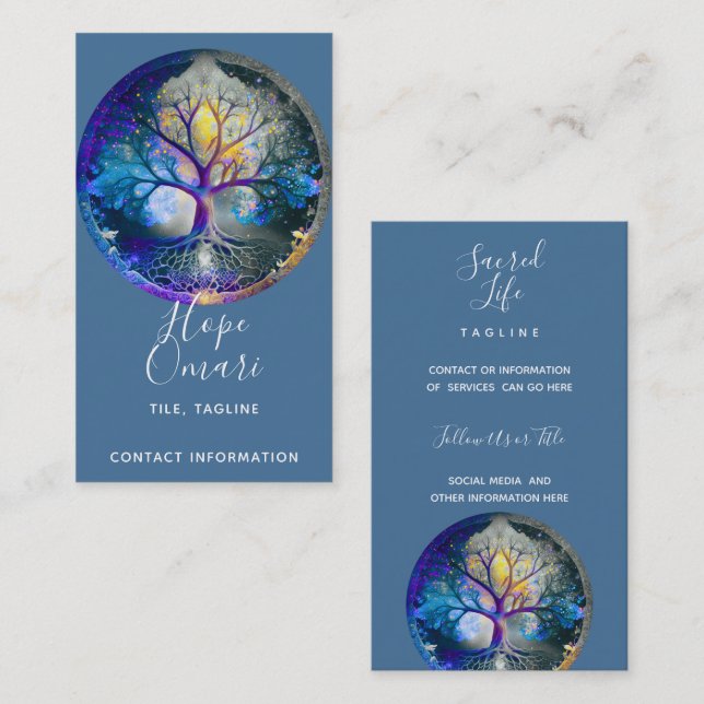 Tree of Life | Celestial Business Card (Front/Back)