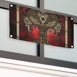 Tree of Life – Celtic Gothic Steampunk Banner