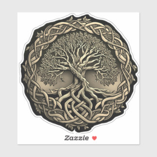 Tree of Life Celtic Knot Sticker