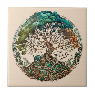 Tree of Life, Celtic Knots Tile