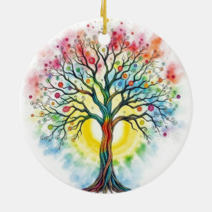 Tree of Life  Ceramic Tree Decoration