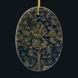 Tree of Life Ceramic Tree Decoration<br><div class="desc">Tree of Life by William Morris. The "Tree of Life" is one of William Morris' most well known works. You can readily see his attention to detail in this wonderful tapestry, whose symbolic meaning, according to the Biblical story of Adam and Eve, is everlasting life or immortality. William Morris (24...</div>