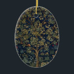 Tree of Life Ceramic Tree Decoration<br><div class="desc">Tree of Life by William Morris. The "Tree of Life" is one of William Morris' most well known works. You can readily see his attention to detail in this wonderful tapestry, whose symbolic meaning, according to the Biblical story of Adam and Eve, is everlasting life or immortality. William Morris (24...</div>