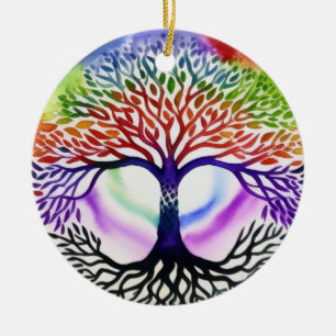 Tree of Life  Ceramic Tree Decoration