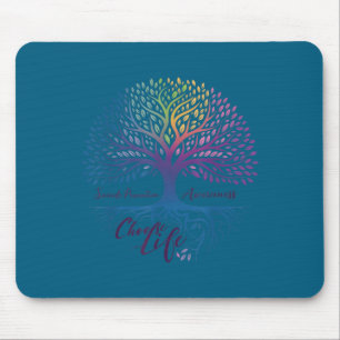 Tree Of Life Choose Life Suicide Prevention Awaren Mouse Pad