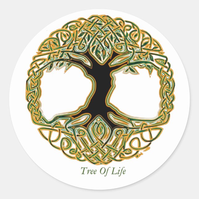 Tree Of Life Classic Round Sticker (Front)
