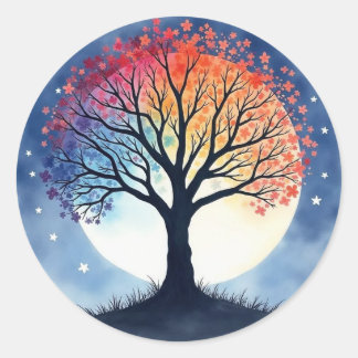 Tree of Life Classic Round Sticker