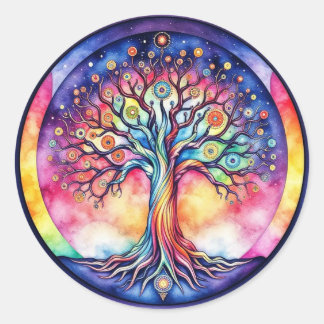 Tree of Life Classic Round Sticker