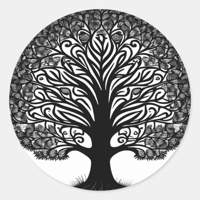 Tree of Life Classic Round Sticker (Front)